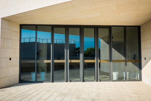 commercial doors at the entrance of a building hodges windows and doors